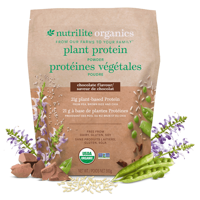 Nutrilite™ Organics Plant Protein Powder (Chocolate)